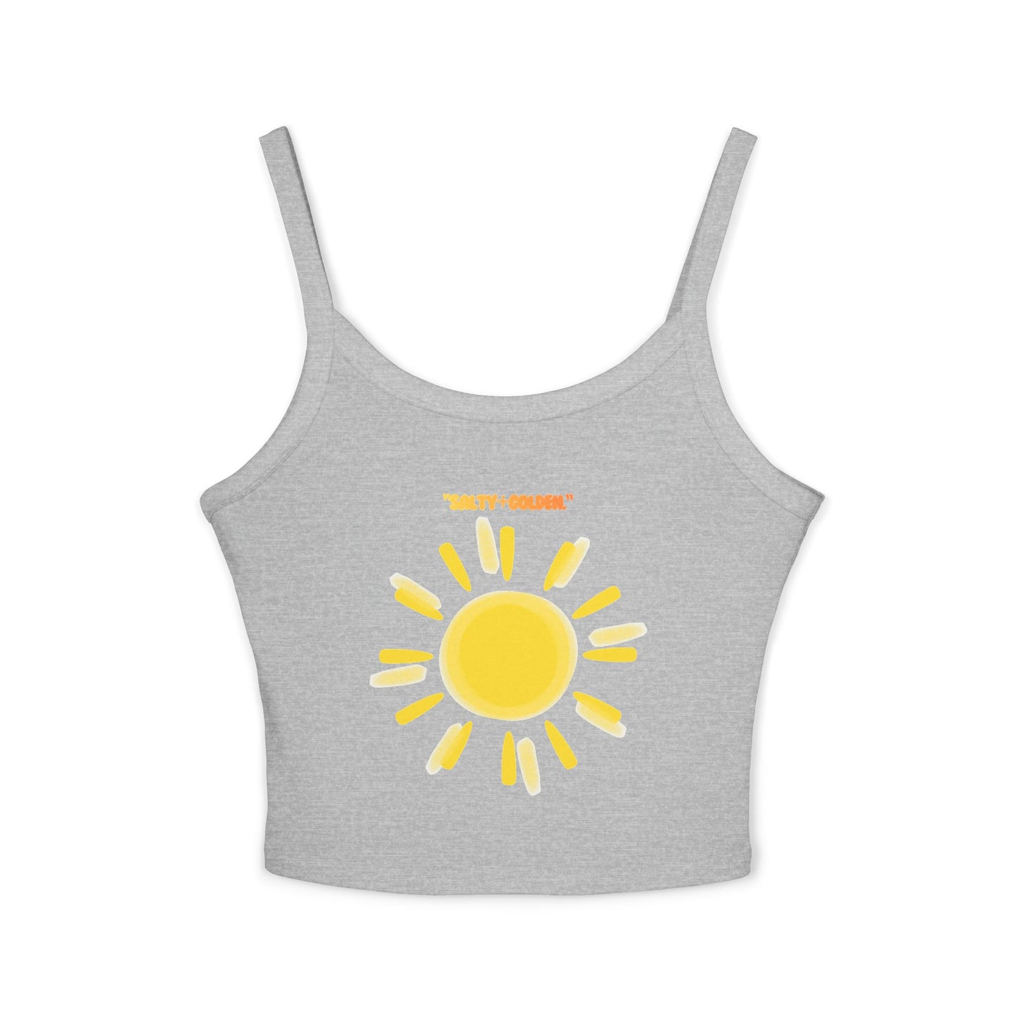 Sunny Vibes Women's Spaghetti Strap Tank Top