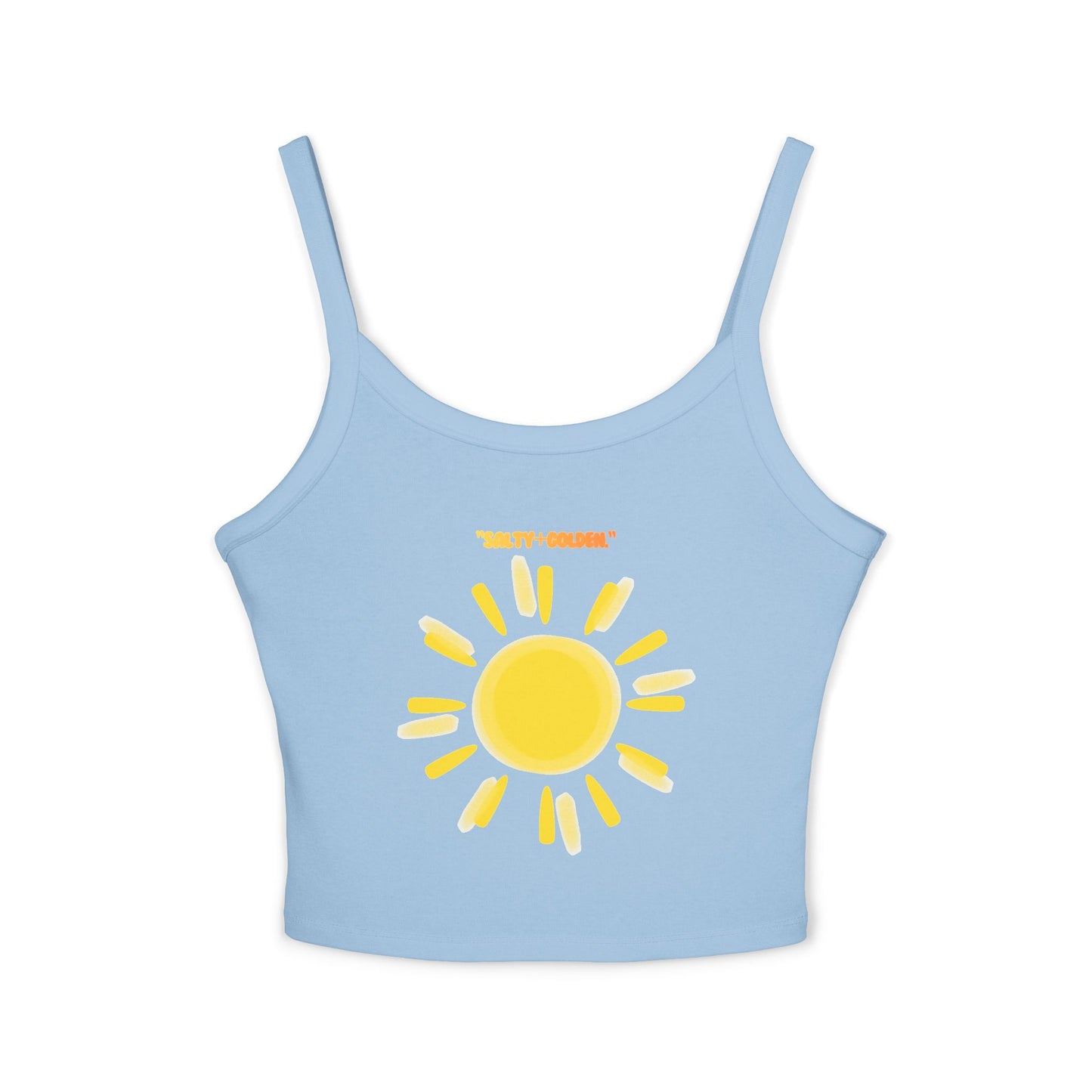 Sunny Vibes Women's Spaghetti Strap Tank Top