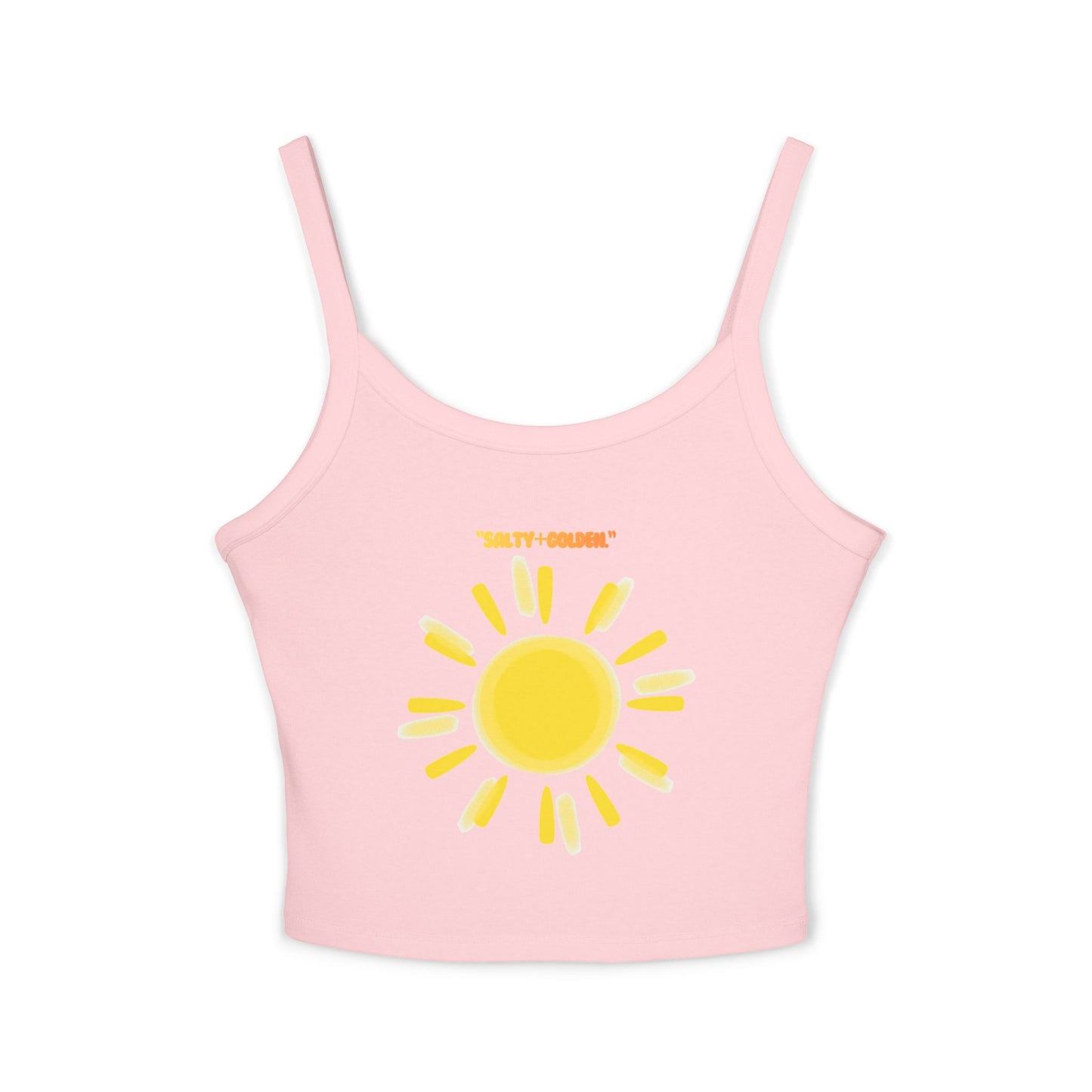 Sunny Vibes Women's Spaghetti Strap Tank Top