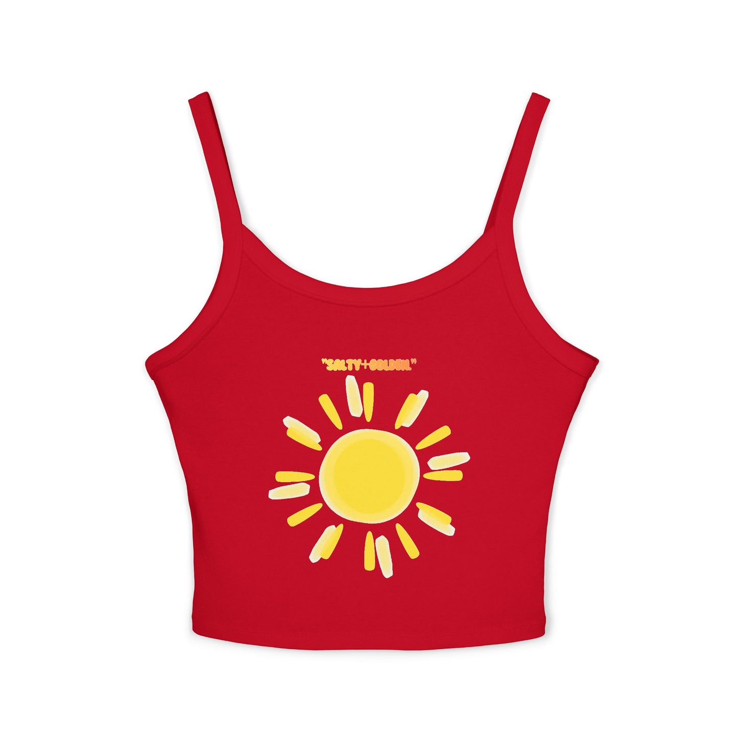 Sunny Vibes Women's Spaghetti Strap Tank Top