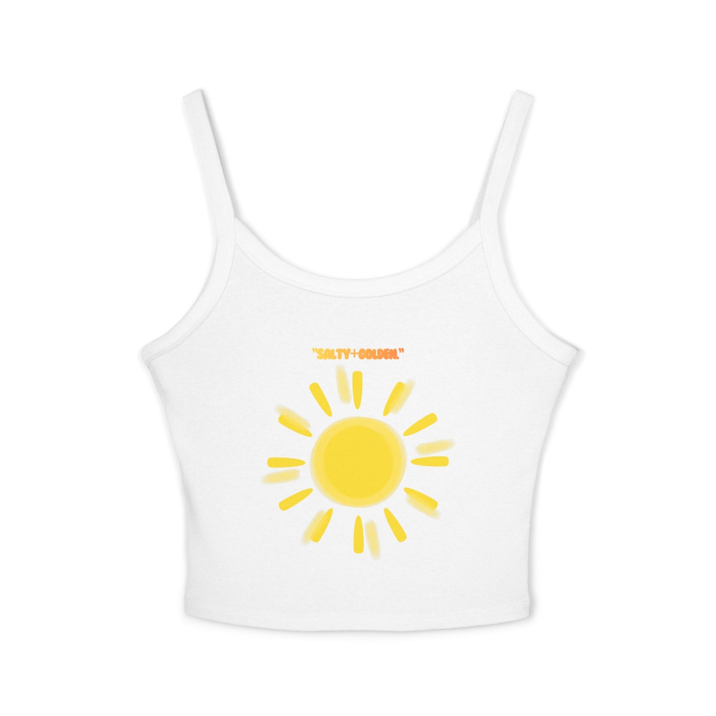 Sunny Vibes Women's Spaghetti Strap Tank Top